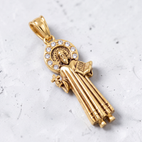 Pendentif Saint Benoît | Zircons
