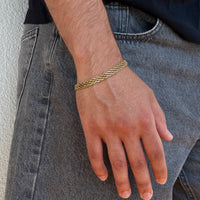 BRACELET MAILLE ROYALE 6 MM