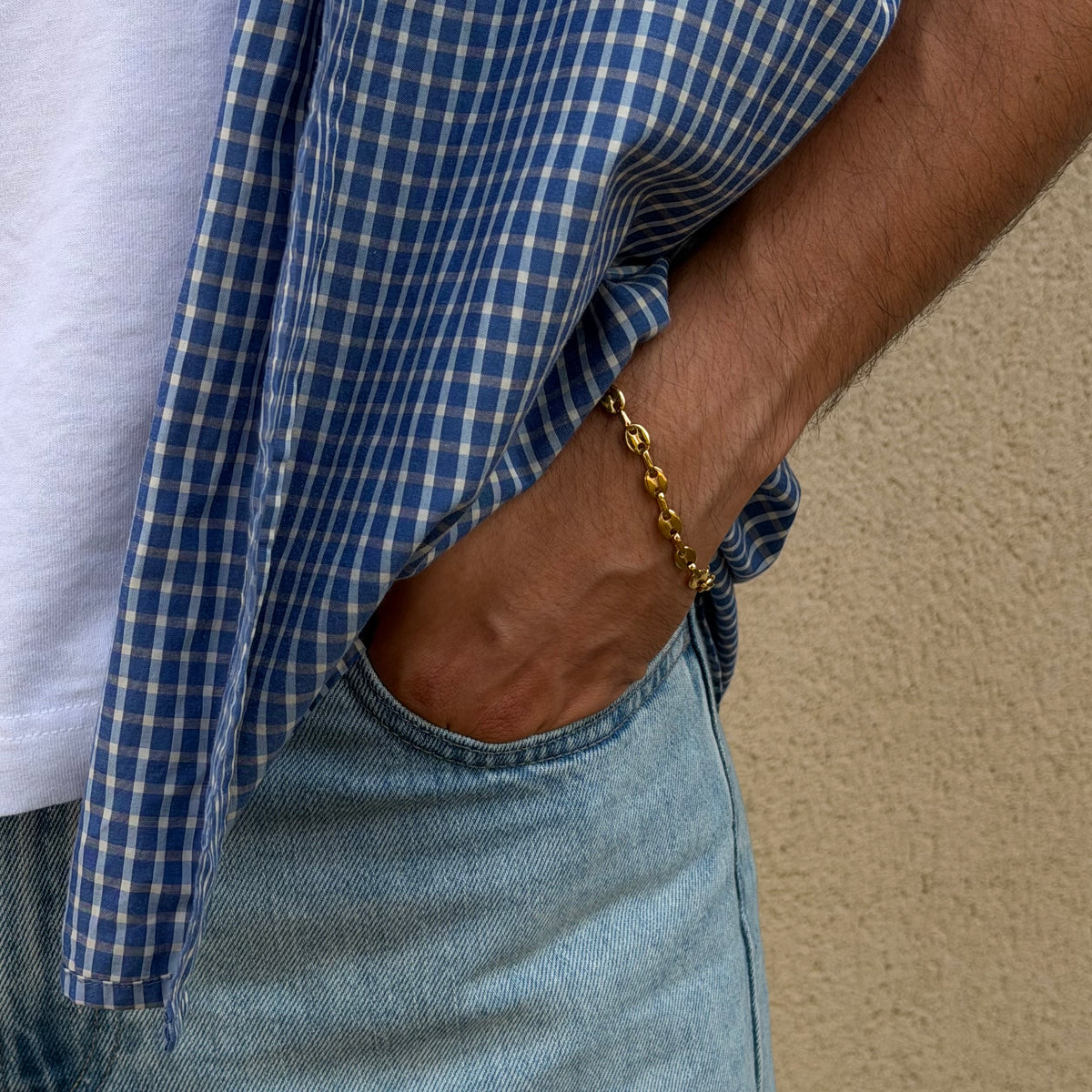 Bracelet Grain De Café 6mm