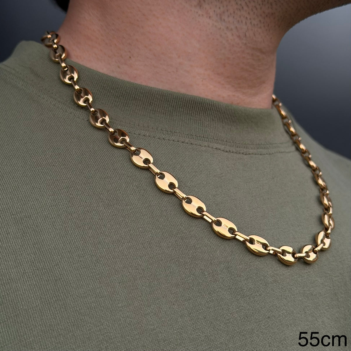Collier Grain De Café 9mm