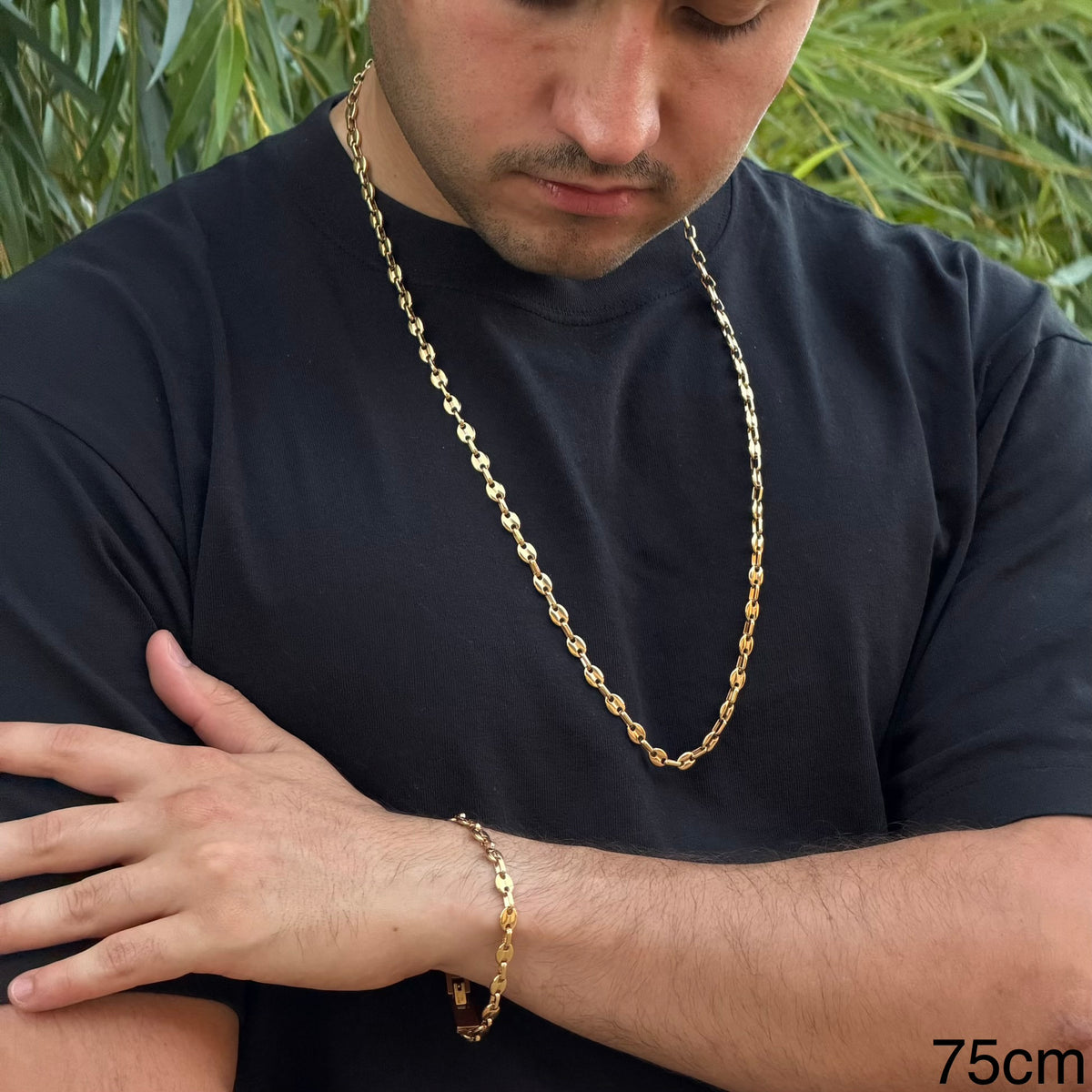 Collier Grain De Café 6mm