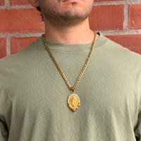 Collier Figaro 6mm + Pendentif Au Choix