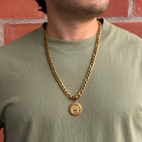 Collier Figaro 8mm + Pendentif Au Choix
