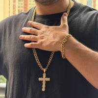 Ensemble Cubain 9mm + Pendentif Au Choix