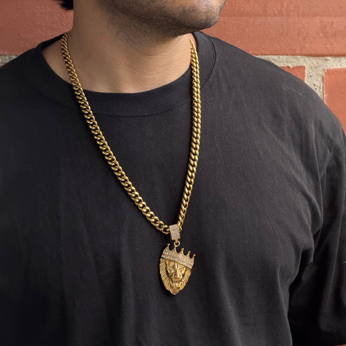 Collier Cubain 9mm + Pendentif Au Choix