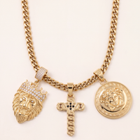 Collier Cubain 6mm + Pendentif Au Choix