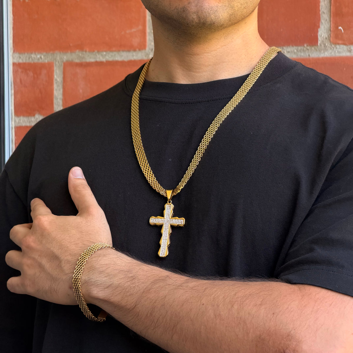 Ensemble Maille Royale 9mm + Pendentif Au Choix
