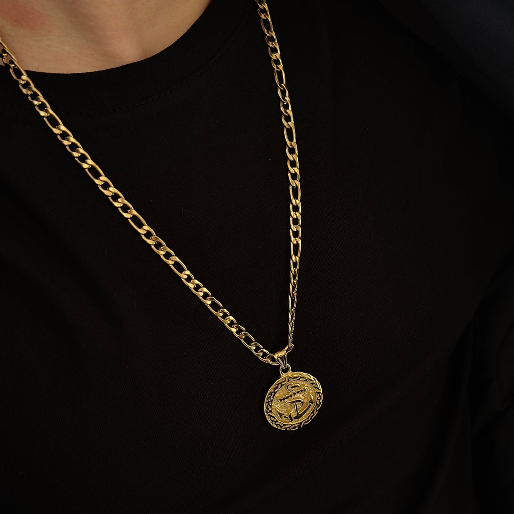 SET CHAÎNE FIGARO + ANCRE