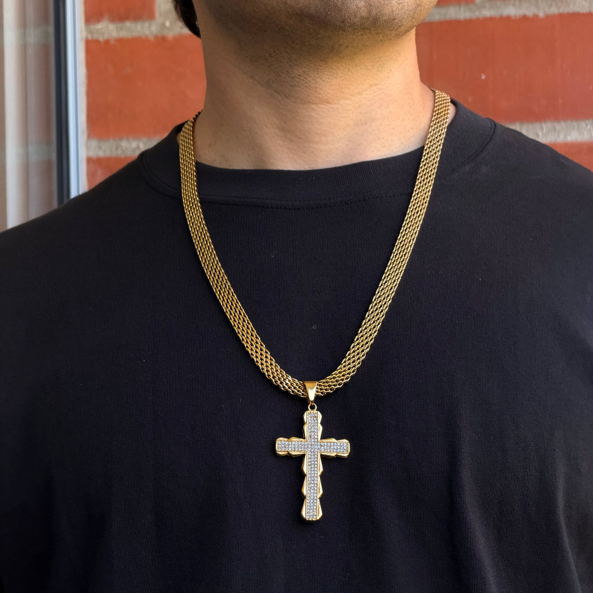 Collier Maille Royale 9mm + Pendentif Au Choix