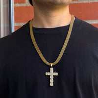Pendentif Croix Brillante | Zircons