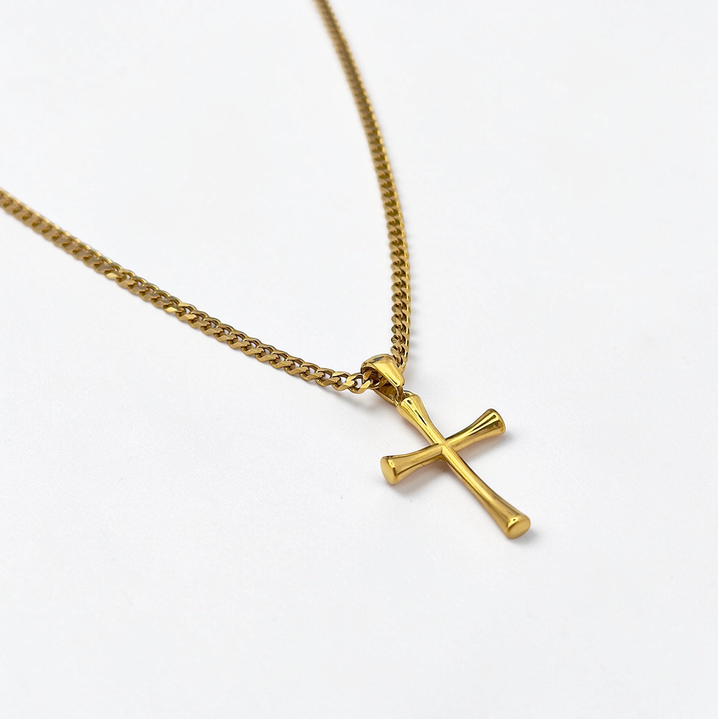 CHAÎNE CUBAINE 3mm + PENDENTIF AU CHOIX