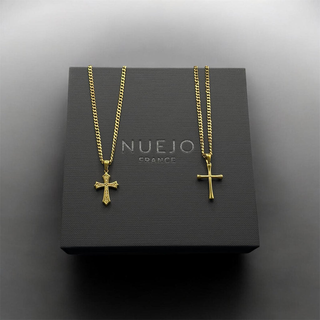 CHAÎNE CUBAINE 3mm + PENDENTIF AU CHOIX