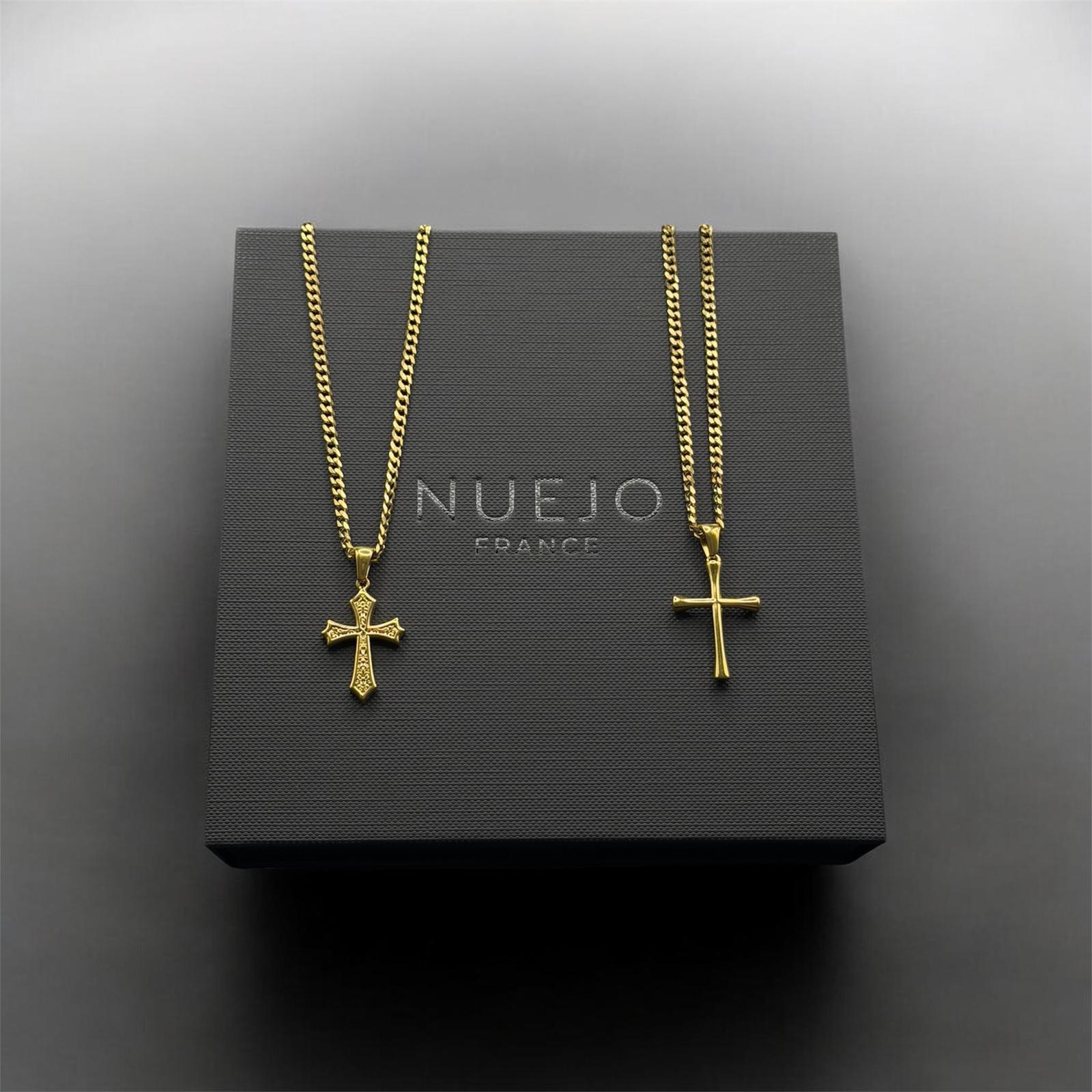 CHAÎNE CUBAINE 3mm + PENDENTIF AU CHOIX