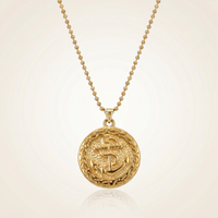 CHAÎNE MILITAIRE + PENDENTIF ANCRE